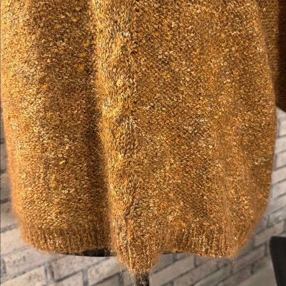 Evan Picone Brown Cowl Neck Sweater - Picture 4 of 9